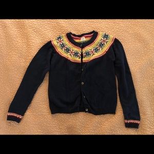 GIRLS MINI BODEN CARDIGAN, YOUTH SIZE 11-12